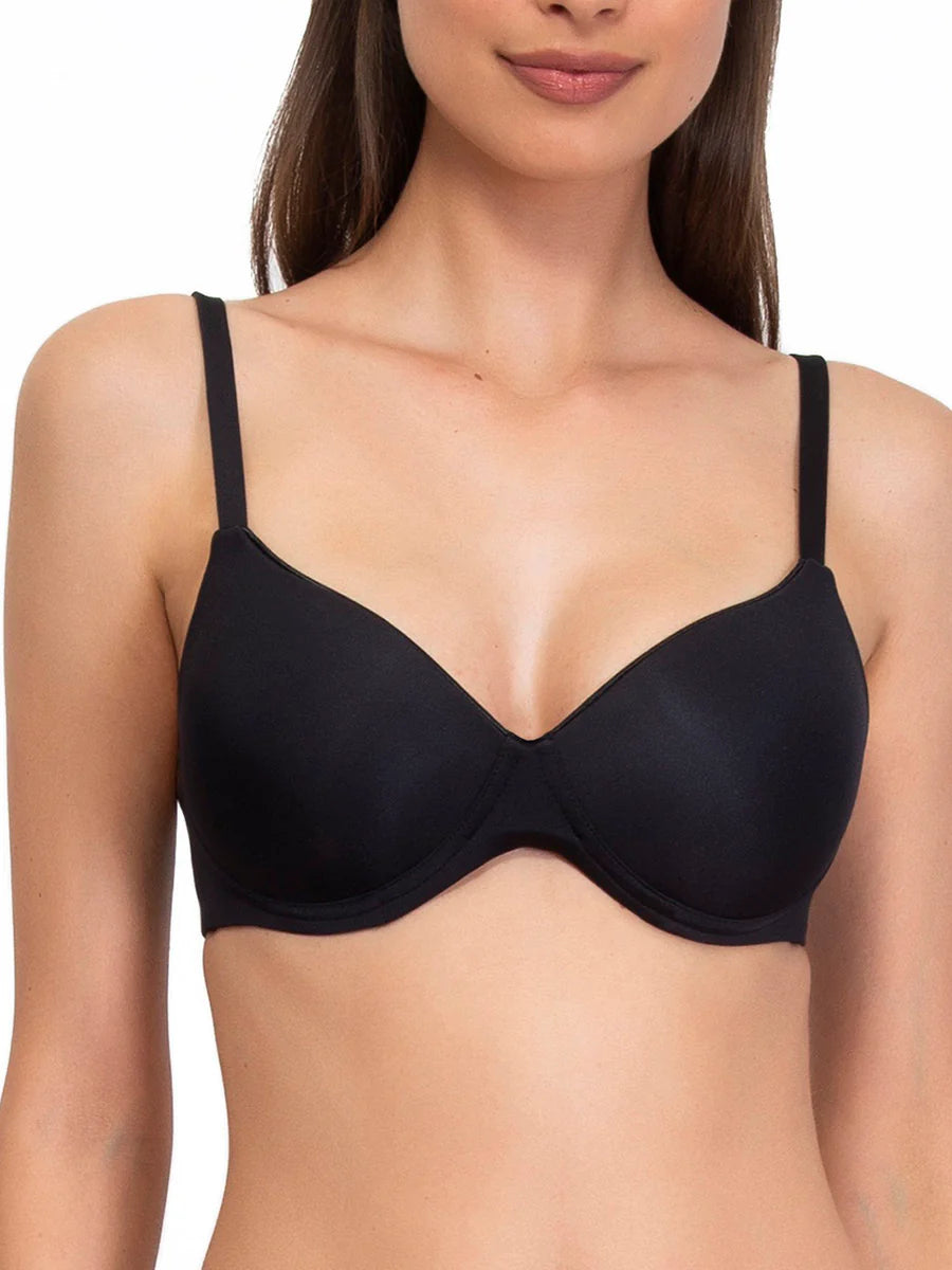 Reggiseno Senza Ferretto con Coppe Graduate SièLei 1556 in Microfibra Semilucida