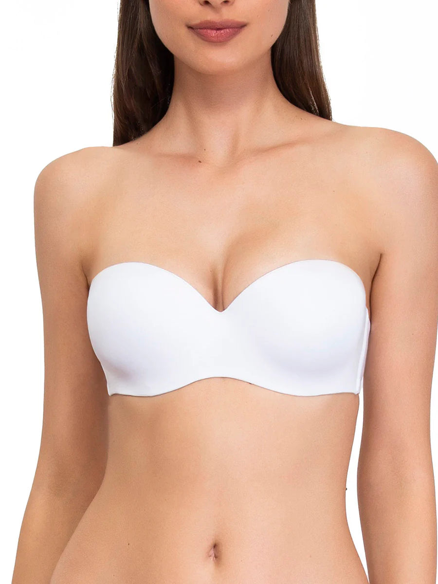 Reggiseno Fascia Push-Up 1580 – Ferretto Invisibile e Spalline Removibili