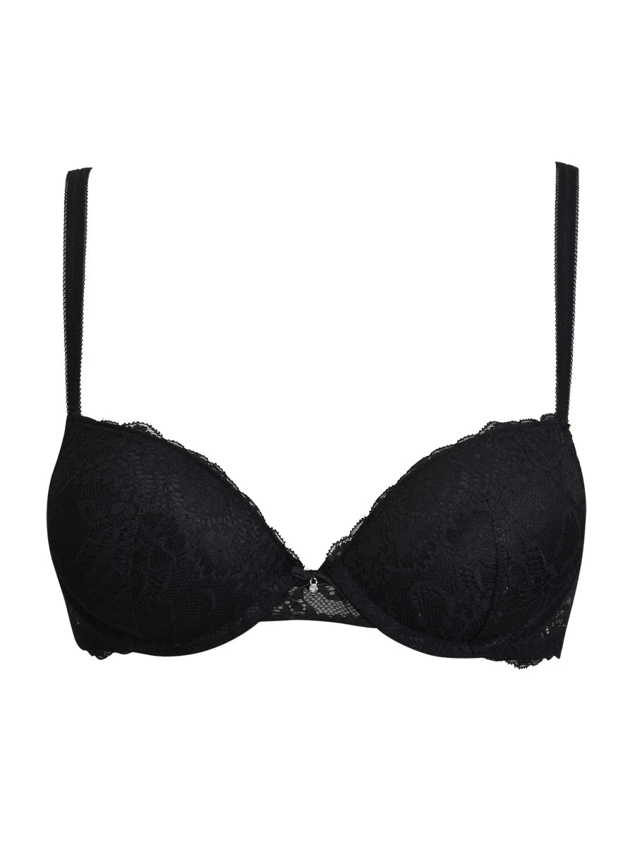 Reggiseno Push-Up in Pizzo con Ferretto e Coppe Graduate