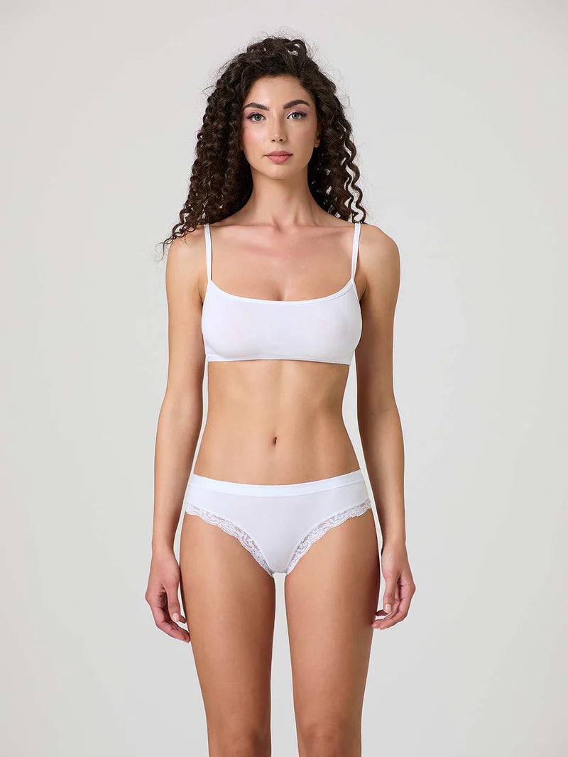 Slip Donna in Cotone Modal con Pizzo Jadea 518 – Comfort e Raffinatezza