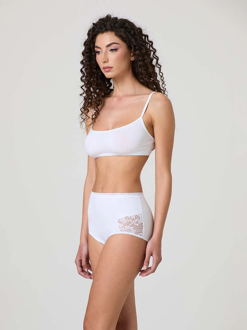 Culotte Donna in Cotone Modal e Pizzo Jadea 542 – Comfort e Raffinatezza