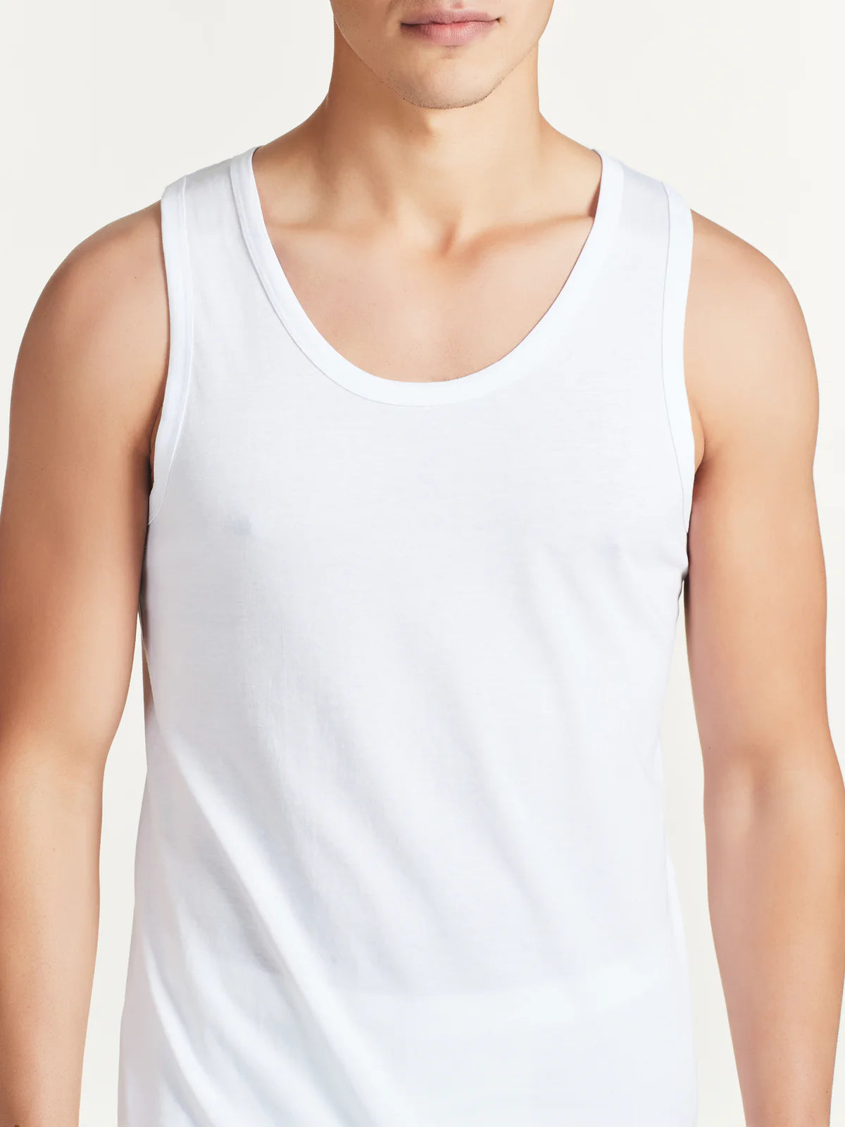 Canottiera Uomo Spalla Larga 100% Cotone Seamless Fit – Bipack 601412