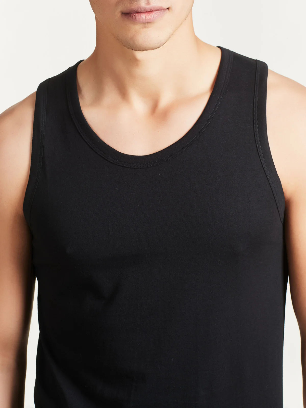 Canottiera Uomo Spalla Larga 100% Cotone Seamless Fit – Bipack 601412