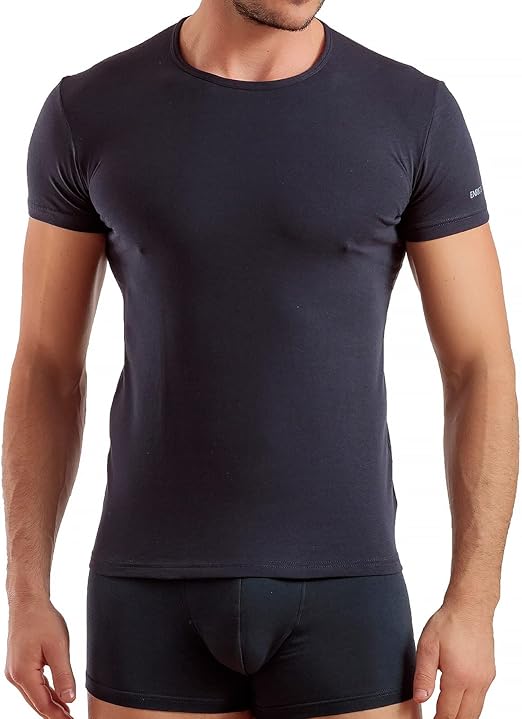T-shirt Enrico Coveri Cotone Elastico Mezza Manica Girocollo ET1000