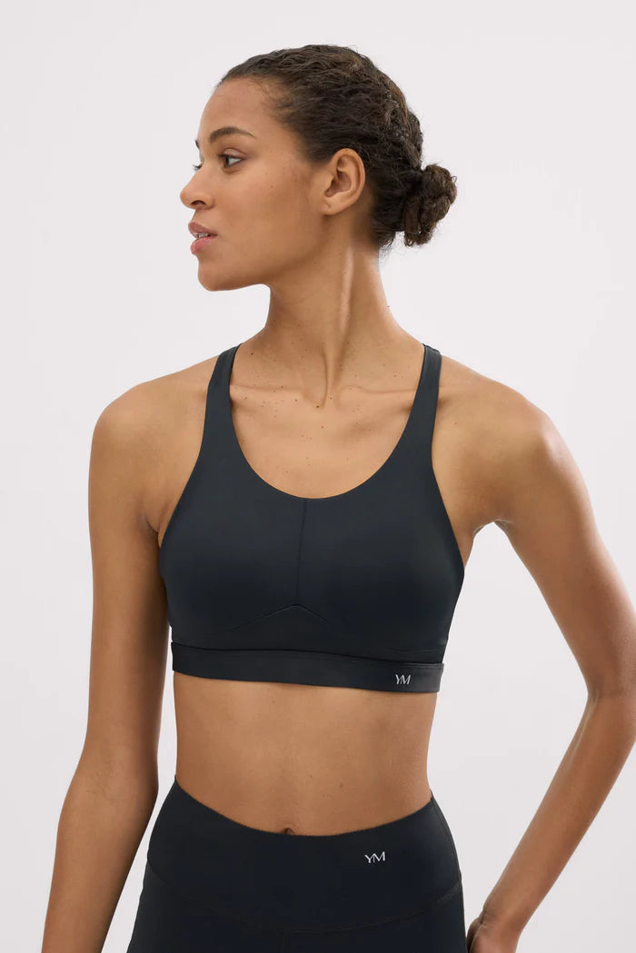 Reggiseno Sportivo Compressivo Alto Impatto con Coppe Preformate e Spalline Regolabili
