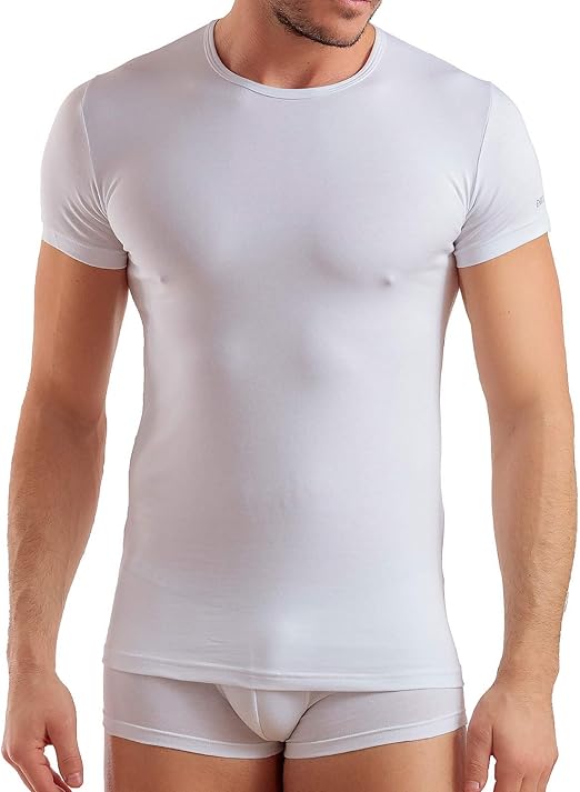 T-shirt Enrico Coveri Cotone Elastico Mezza Manica Girocollo ET1000
