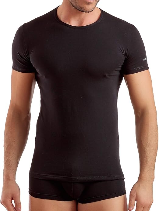 T-shirt Enrico Coveri Cotone Elastico Mezza Manica Girocollo ET1000