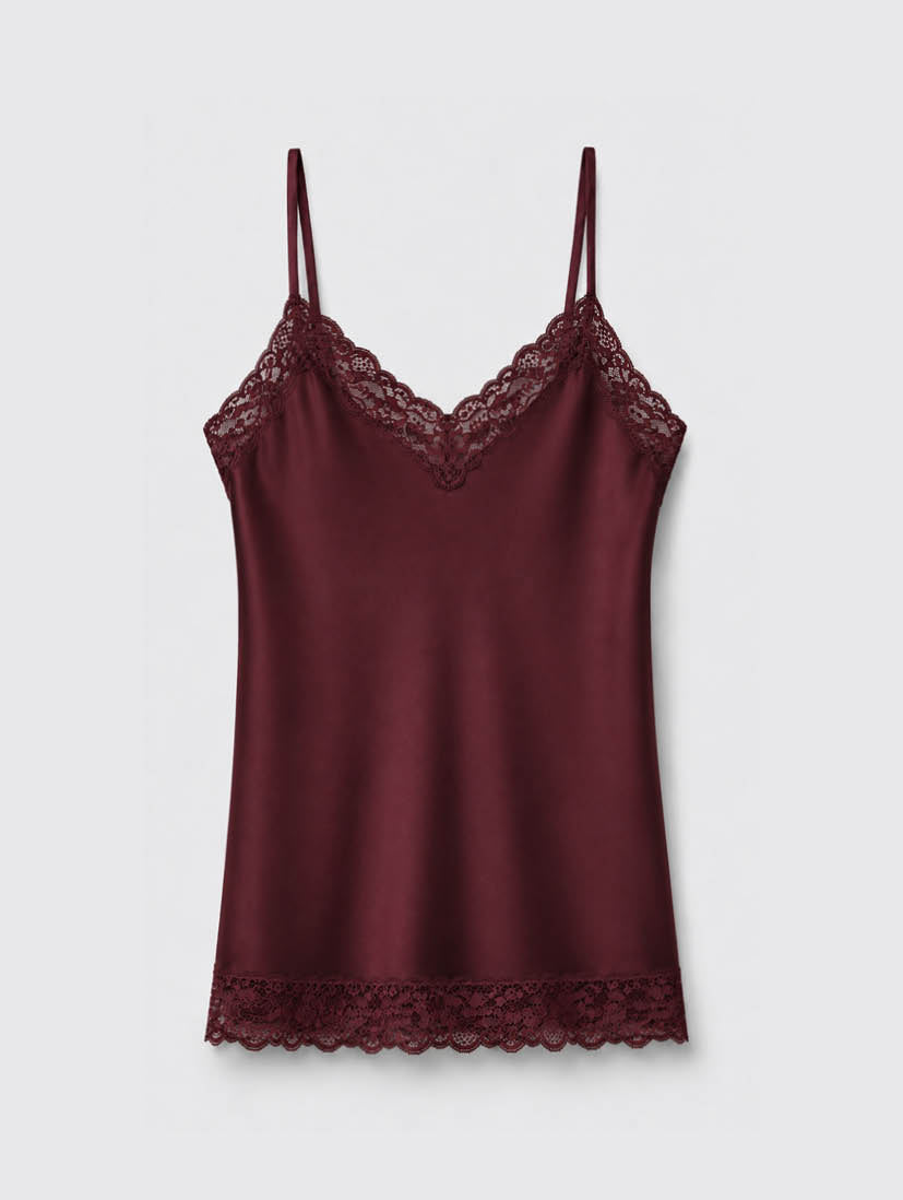Alessia Canotta Love and Bra in Satin con Pizzo – Eleganza e femminilità