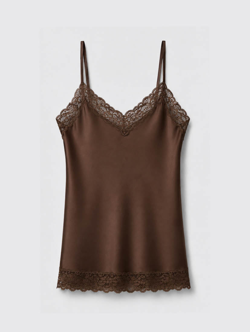 Alessia Canotta Love and Bra in Satin con Pizzo – Eleganza e femminilità