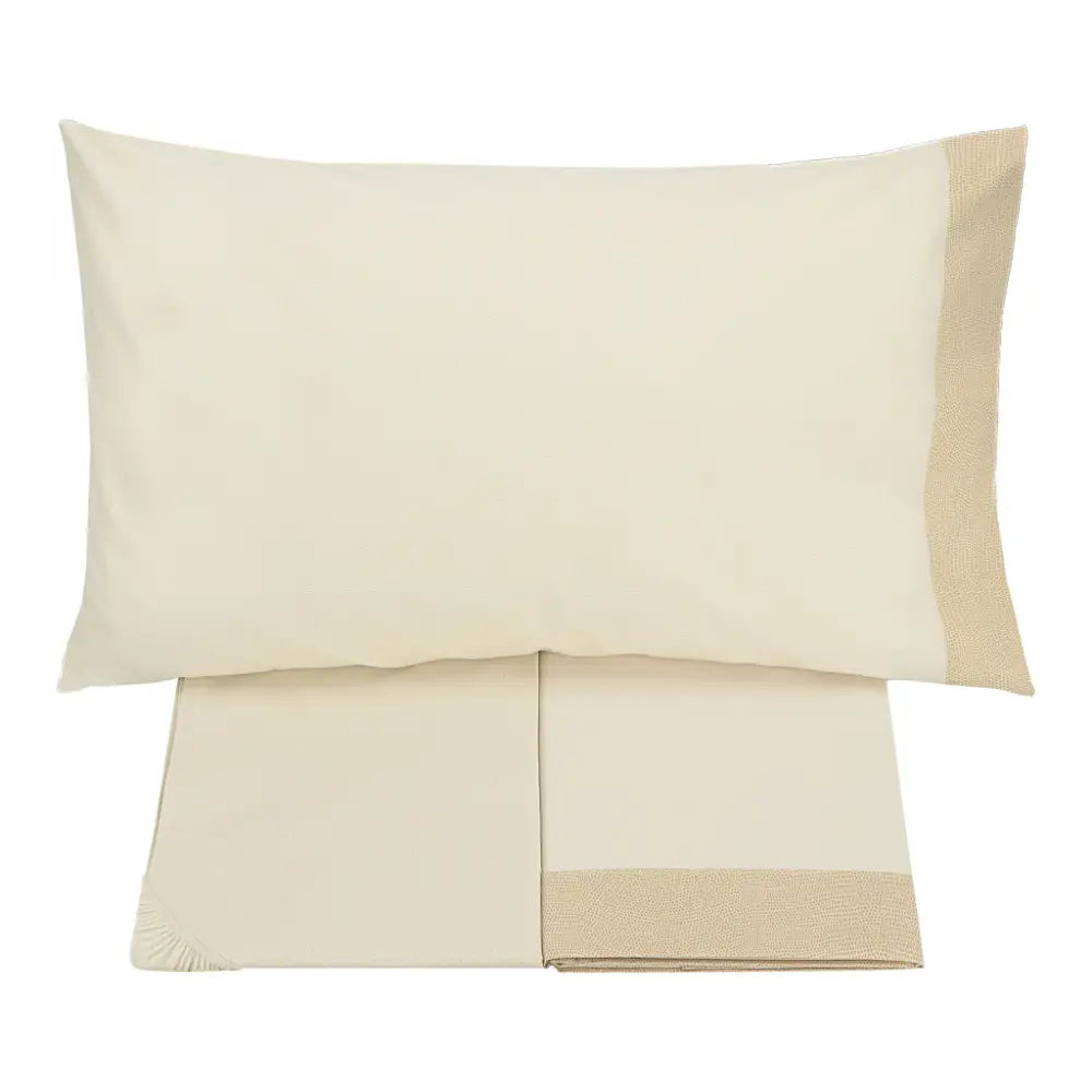 Completo Lenzuolo Chromo Matrimoniale in Puro Cotone – Gabel