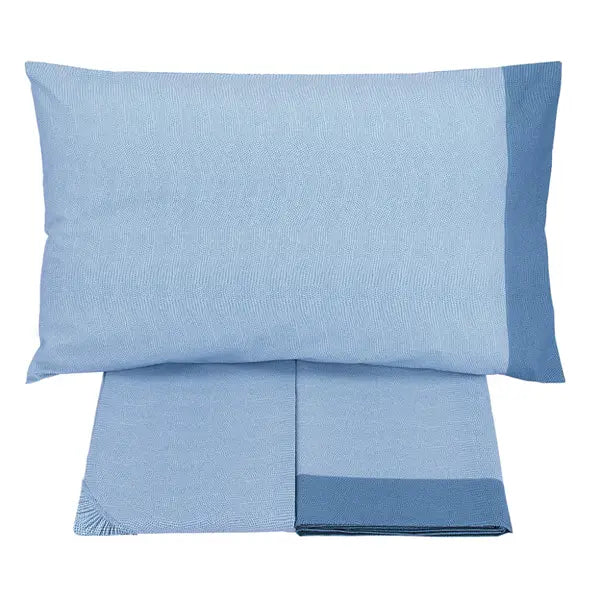 Completo Lenzuolo Chromo Matrimoniale in Puro Cotone – Gabel