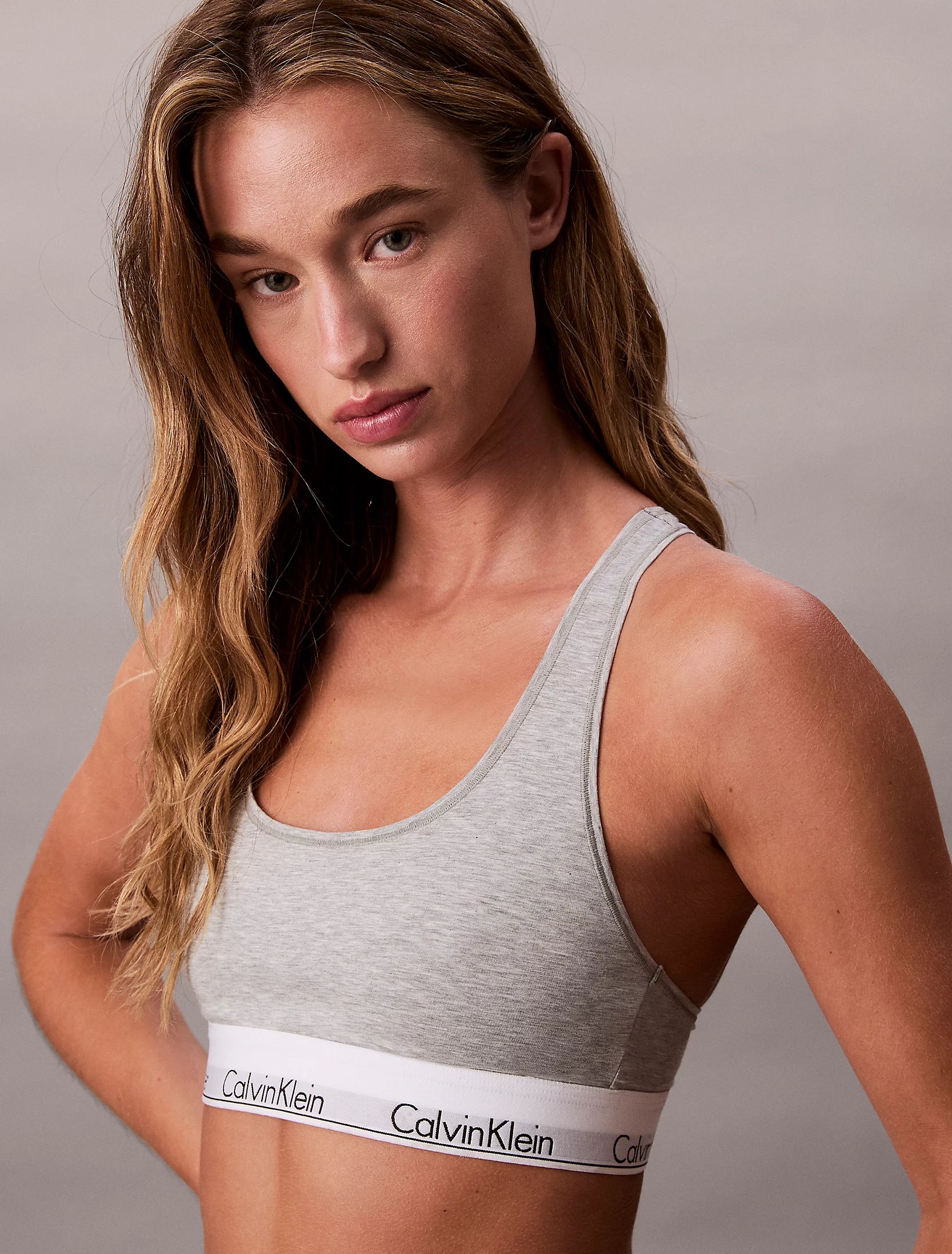 Reggiseno Calvin Klein ICON Cotton Modal Racerback Senza Ferretto