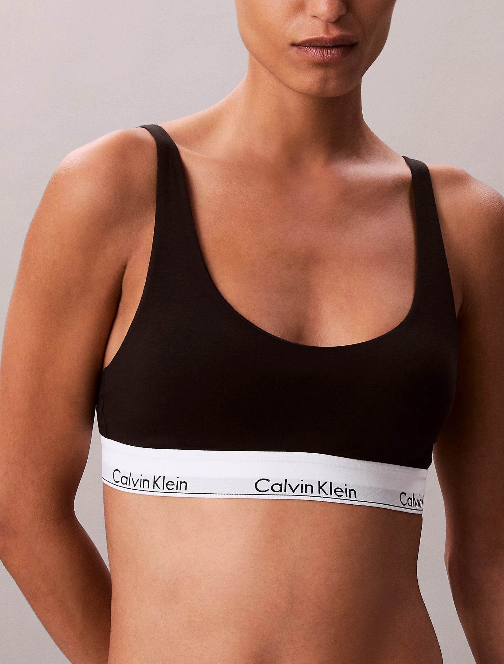 Reggiseno Calvin Klein ICON Cotton Modal con Coppe Imbottite Rimovibili e Fascia Infinity Bond