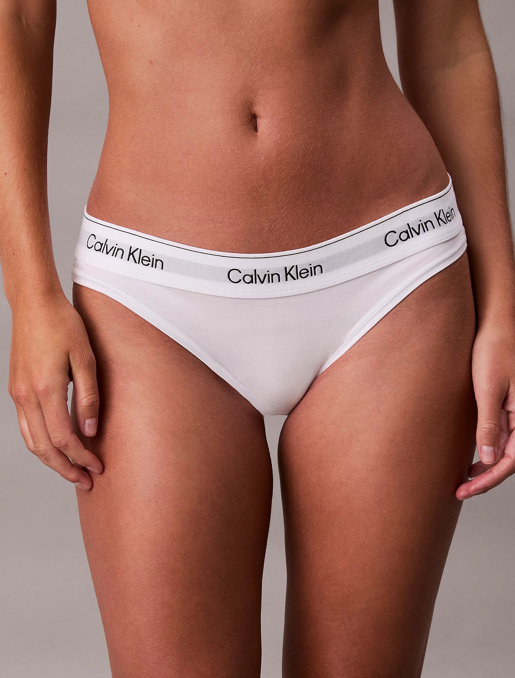 Slip Bikini Donna Calvin Klein in Cotone e Modal con Fascia Infinity Bond