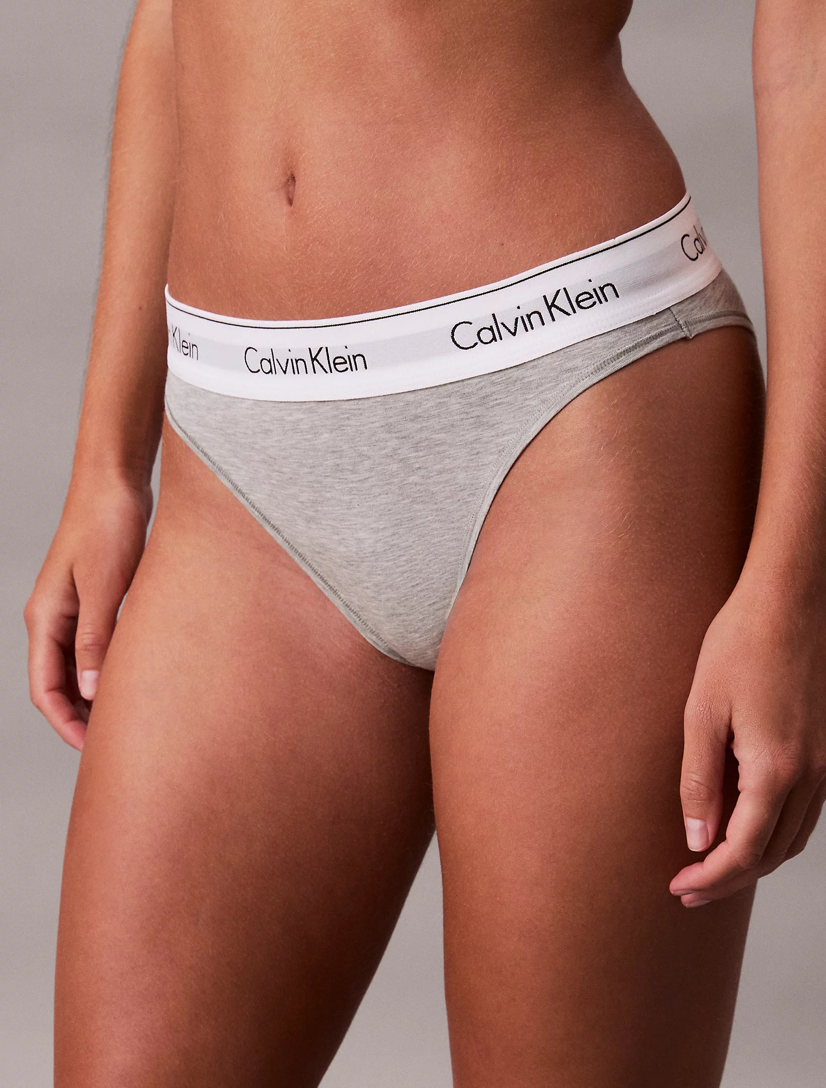 Tanga Vita Alta Sgambato Calvin Klein ICON Cotton Modal con Fascia Infinity Bond