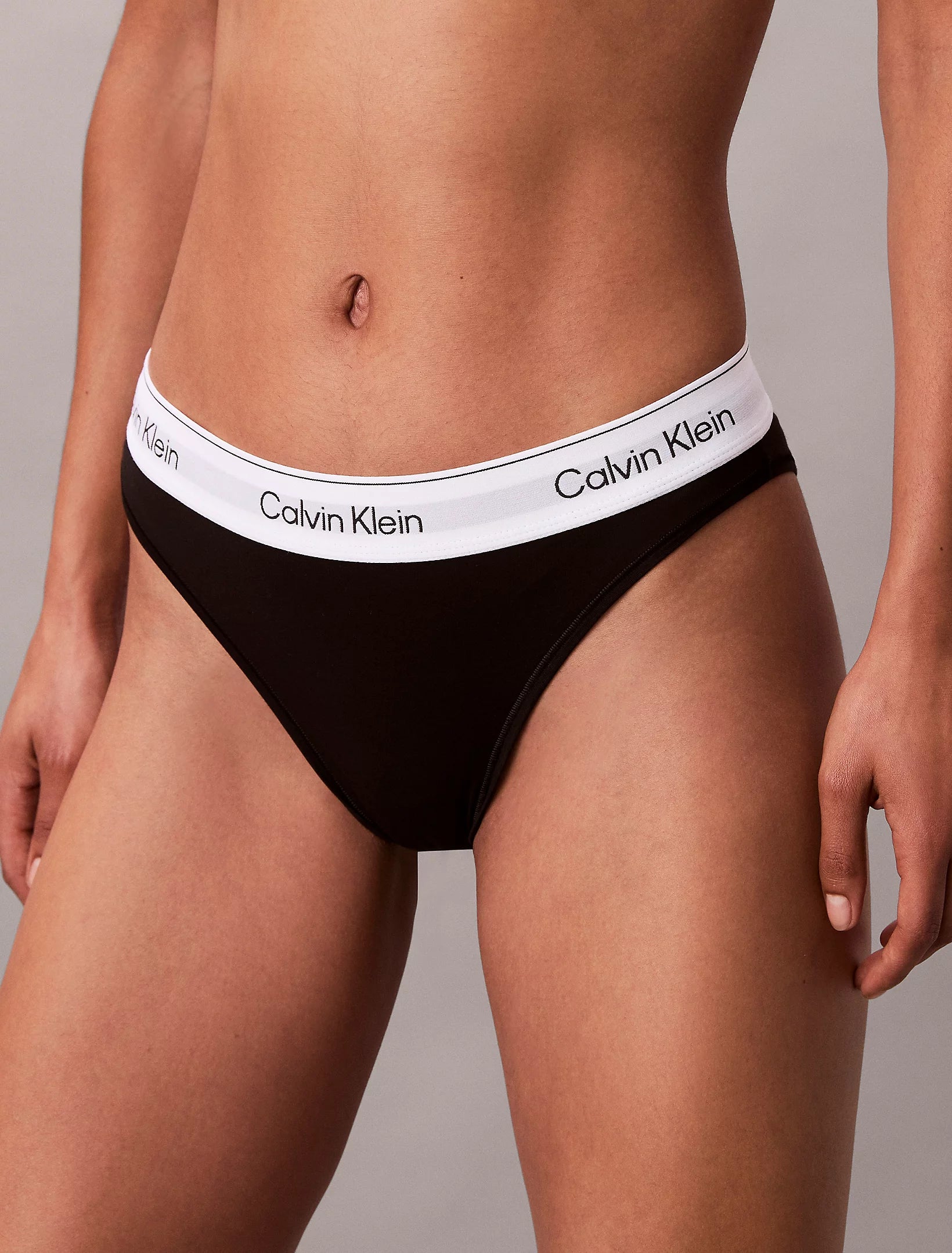 Tanga Vita Alta Sgambato Calvin Klein ICON Cotton Modal con Fascia Infinity Bond
