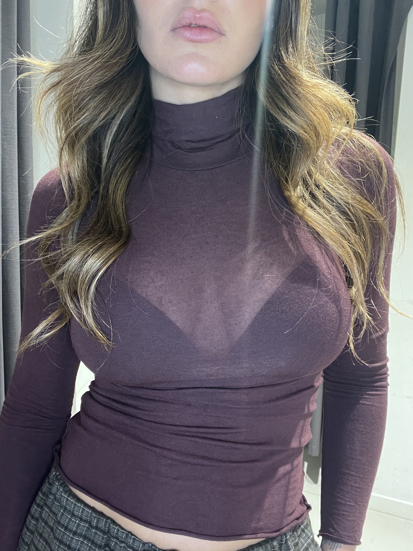 MAGLIA CON COLLO DOLCEVITA CASHEMERE